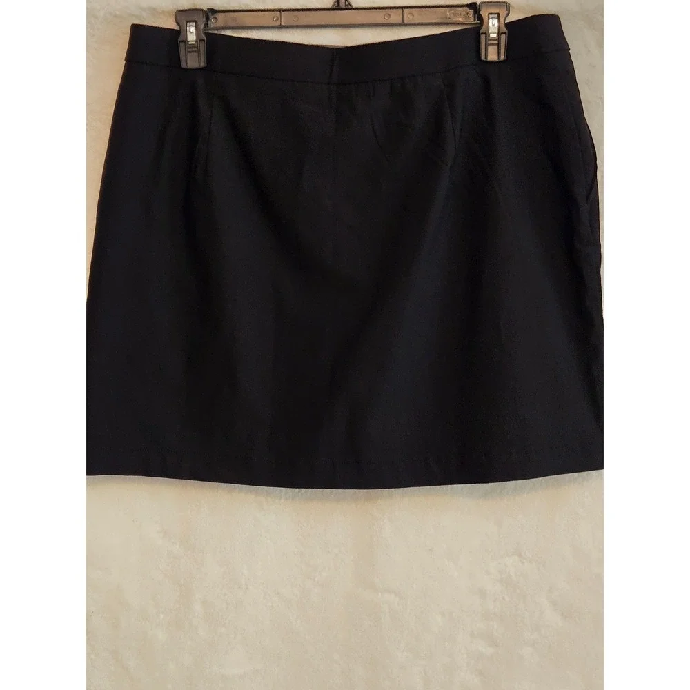 Rafaella‎ Womens Black Skort XXL Stretch Pockets RSBSF071 NWT